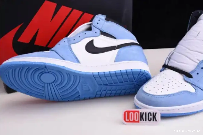 Cheap 1 555088-134 RETRO AIR HIGH BLACK UNIVERSITY WHITE BLUE JORDAN 0511